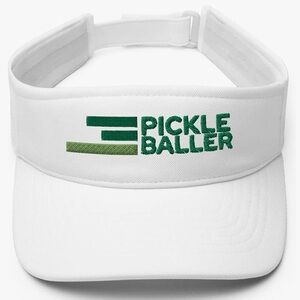White Pickleballer Visor